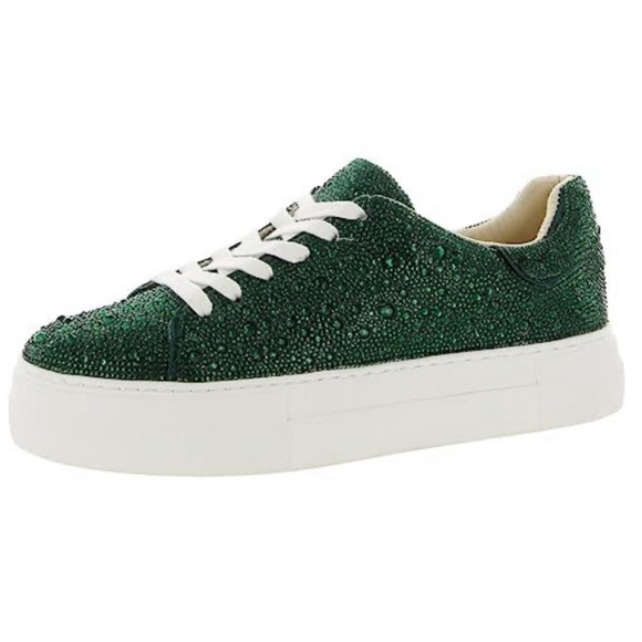 Betsey Johnson Sidney Emerald Sneaker Size 6.5 - Picture 1 of 6